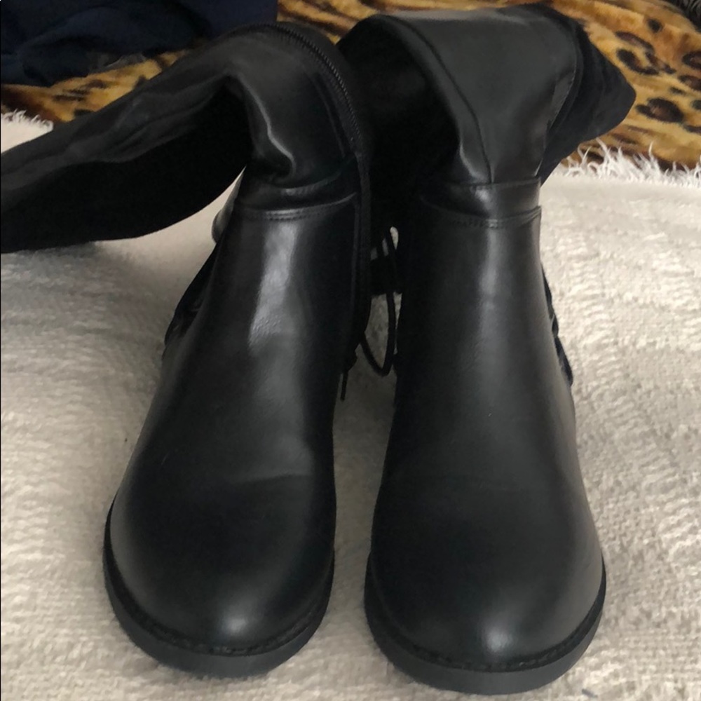 Black Long Boots
